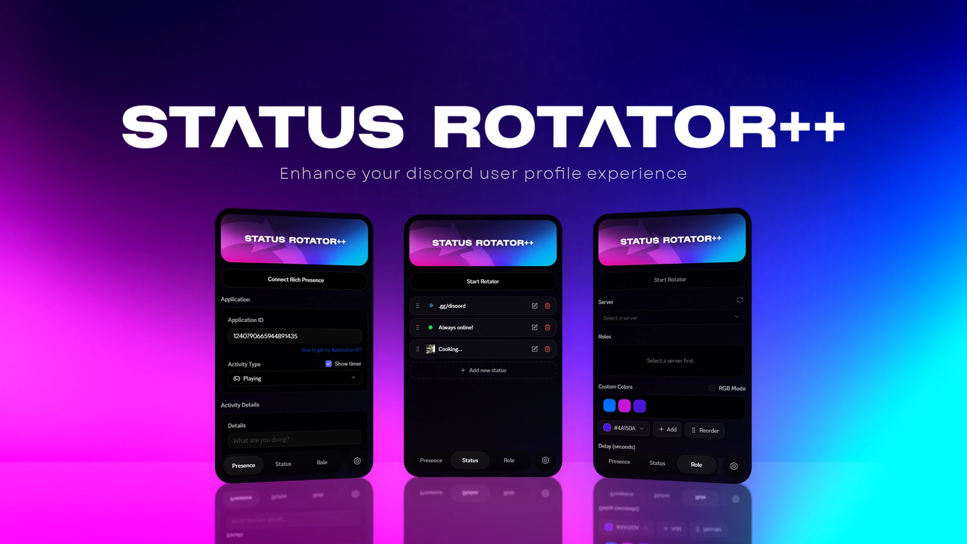 Discord Status Rotator Bot